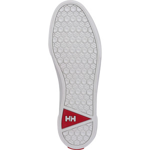 2021 Helly Hansen Sandhaven Deck Shoes 11469 - Navy / Off White / Alerta Vermelho